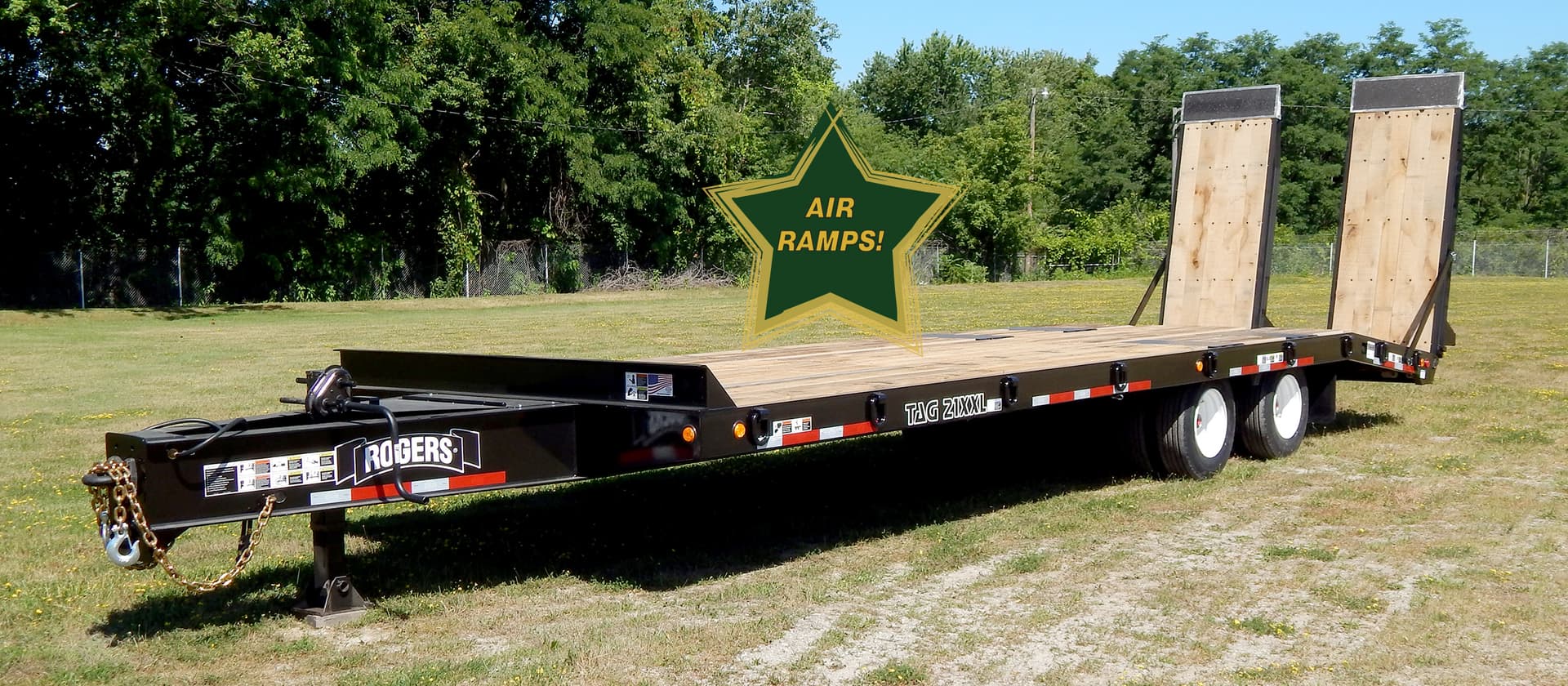 ROGERS TAG21XXL Air Ramps trailer
