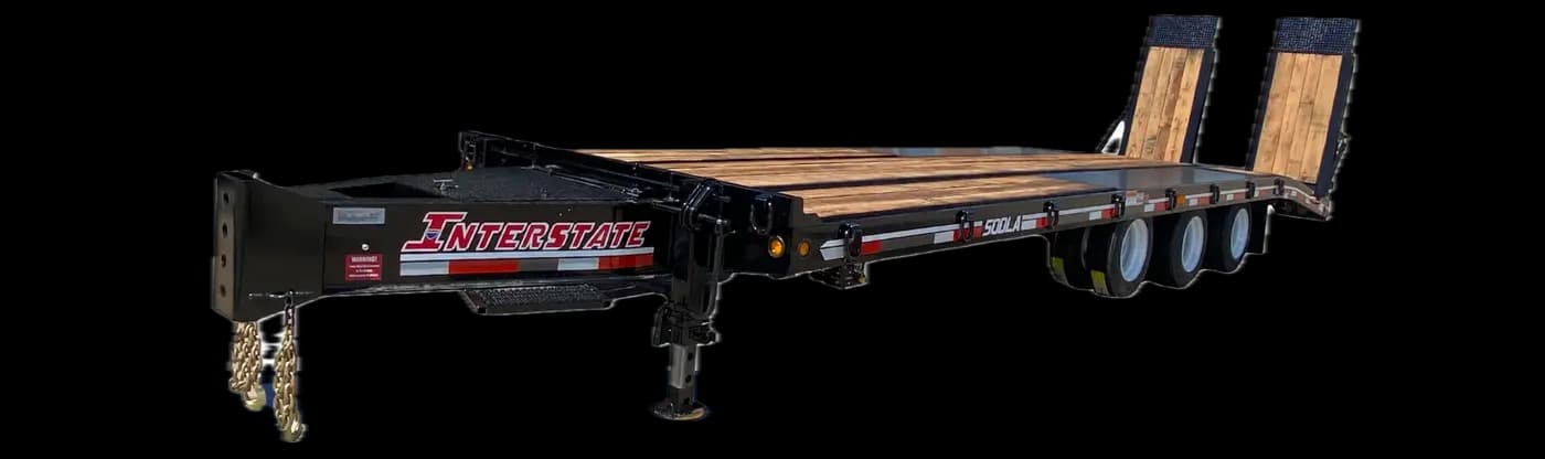 Interstate 50DLA tag-along trailer spec drawing